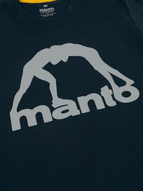 MANTO t-shirt VIBE 25 granatowo-szary