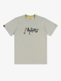 MANTO t-shirt INK jasnoszary