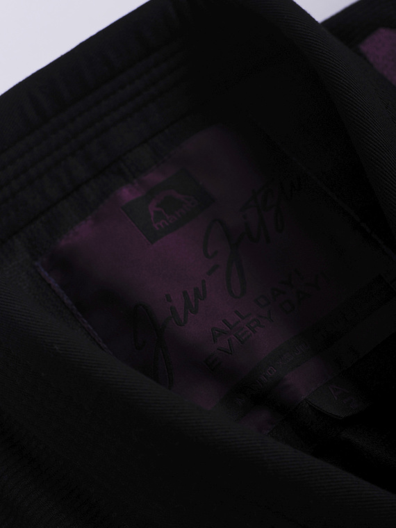 MANTO "X5" BJJ Gi czarno - purpurowe