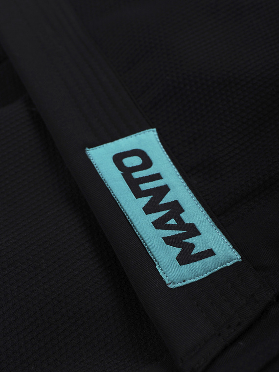 MANTO "X5" BJJ Gi czarno - turkusowe