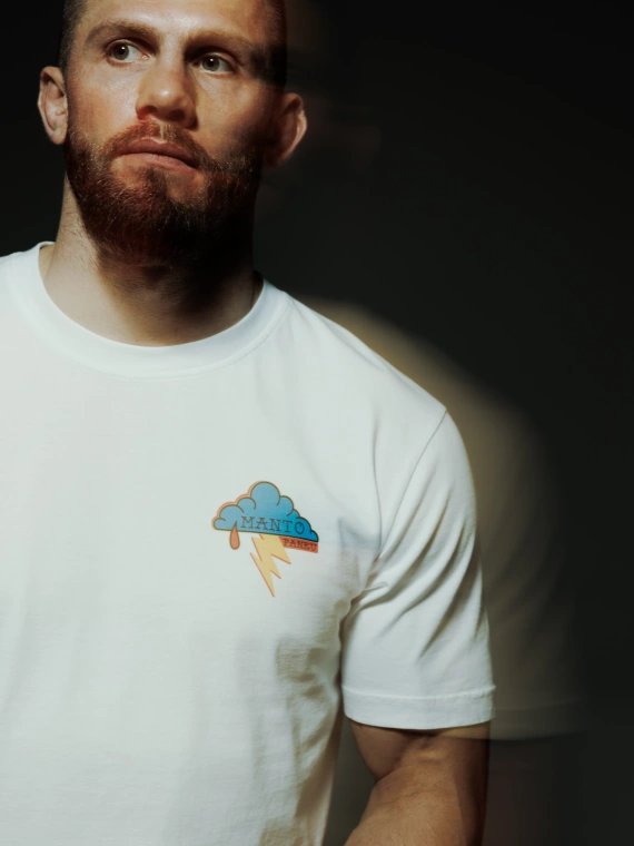 MANTO x Panku t-shirt EAGLE biały