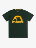 MANTO t-shirt VIBE 25 sosnowa zieleń-żółty