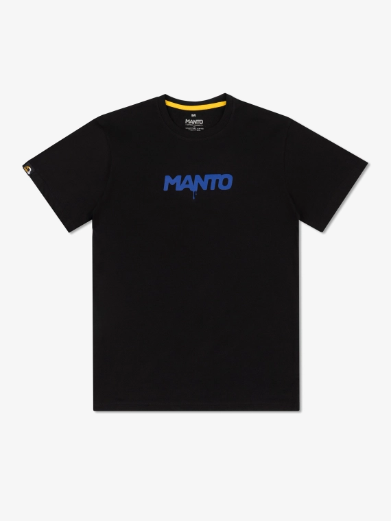 MANTO t-shirt DRIP czarny
