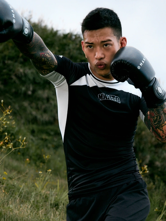 MANTO rashguard RANKED 25 biały