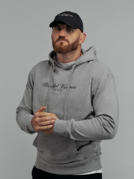 MANTO bluza z kapturem PEACEFUL VIOLENCE melanż