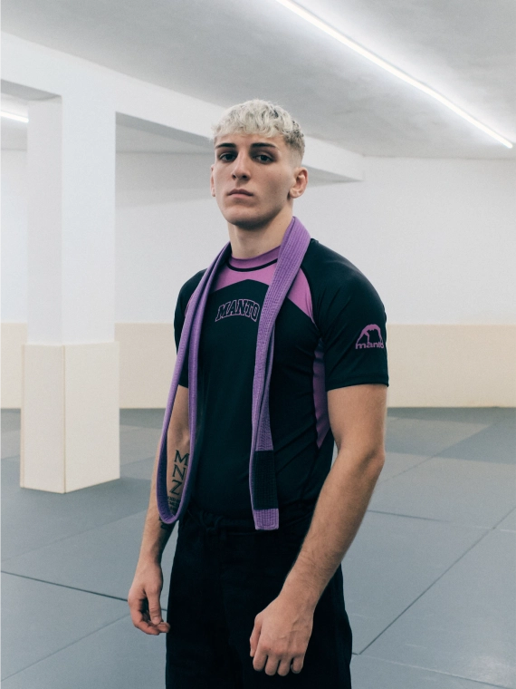 MANTO rashguard RANKED 25 purpurowy