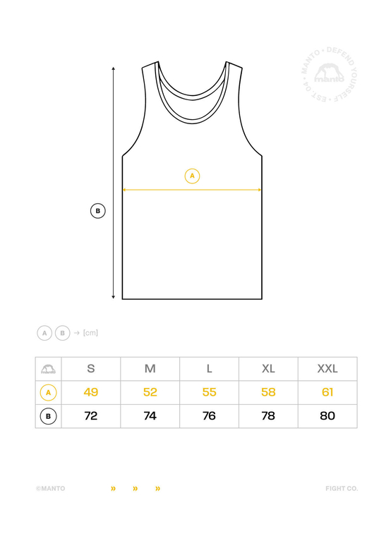 MANTO tank top VIBE 25 biały