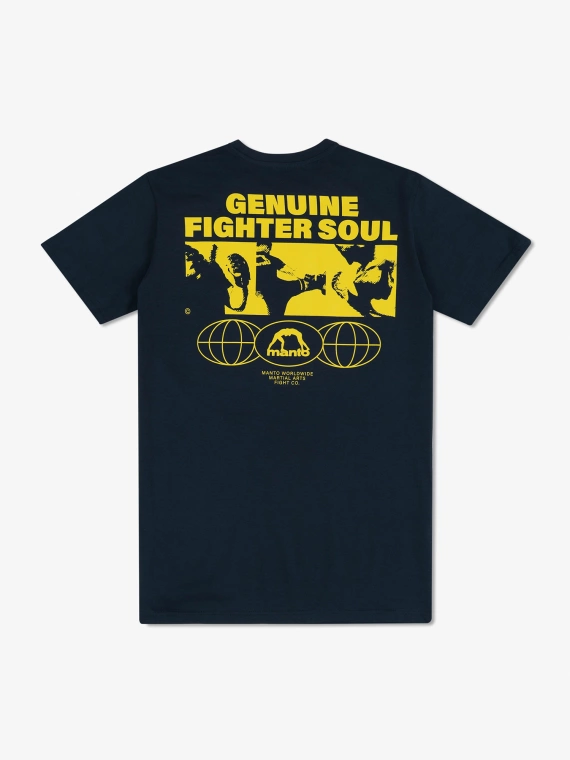 MANTO t-shirt FIGHTER SOUL granatowy