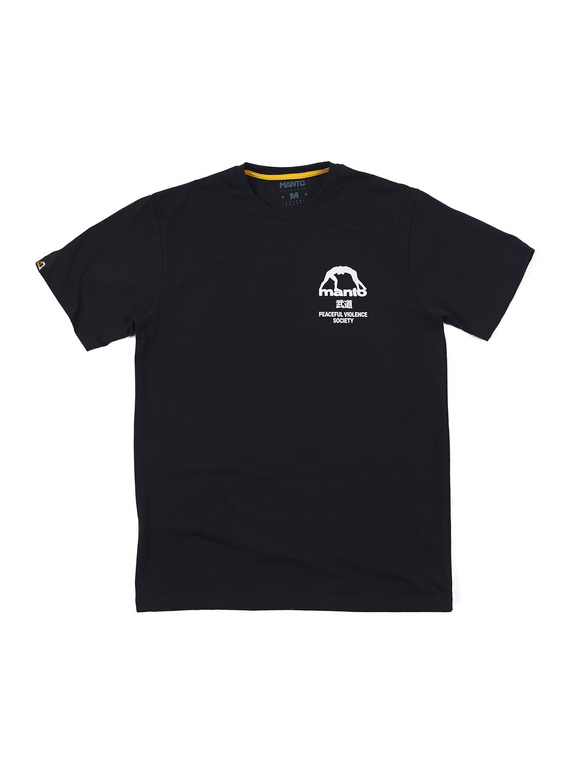 MANTO t-shirt SOCIETY czarny