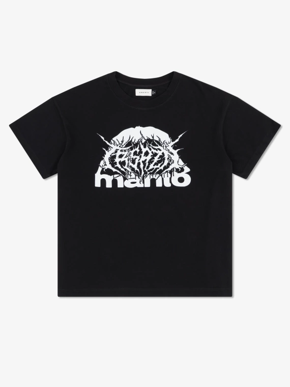 MANTO t-shirt TREASURE ZONE OVERSIZE czarny