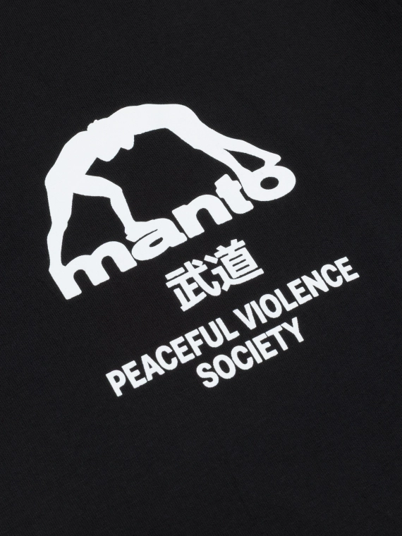MANTO t-shirt SOCIETY czarny