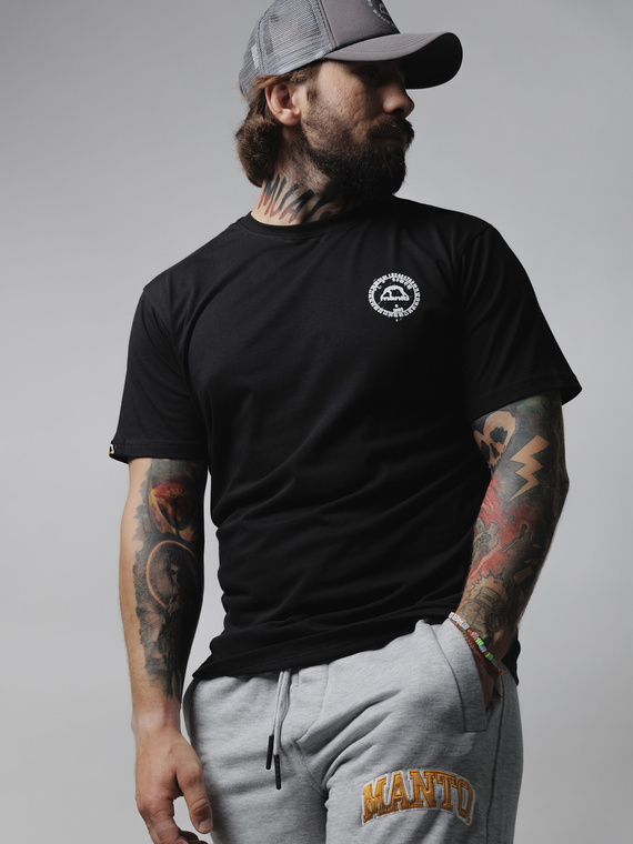 MANTO t-shirt XERO czarny