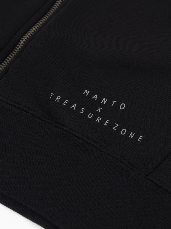 MANTO bluza z kapturem TREASURE ZONE czarna