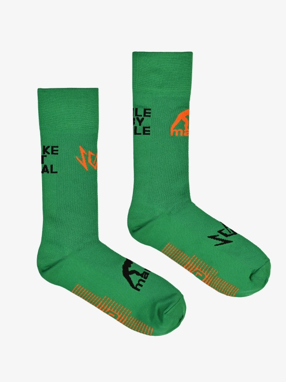 MANTO skarpety techniczne MILE BY MILE zielone