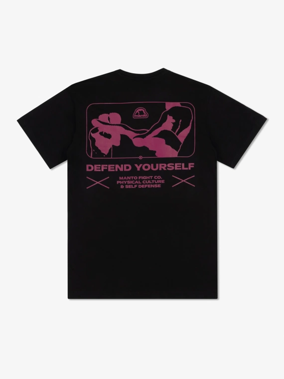 MANTO t-shirt KICKER czarny