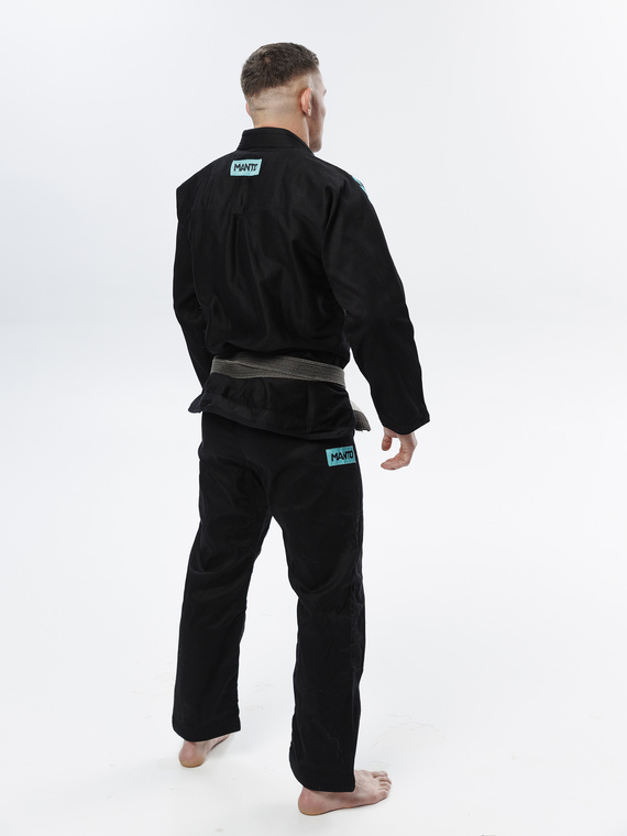 MANTO "X5" BJJ Gi czarno - turkusowe