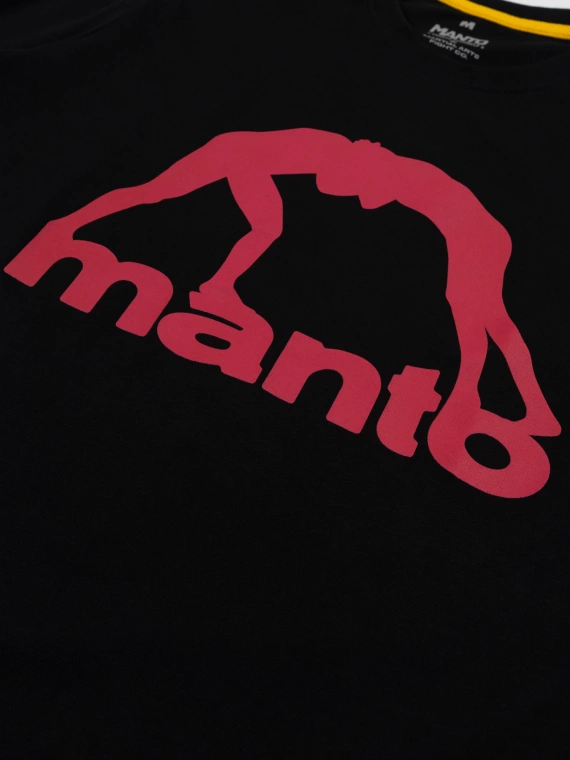 MANTO t-shirt VIBE 25 czarno-czerwony