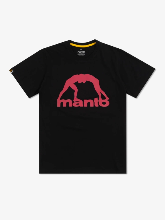MANTO t-shirt VIBE 25 czarno-czerwony