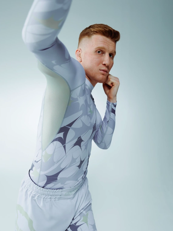 MANTO long sleeve rashguard TERRA szary