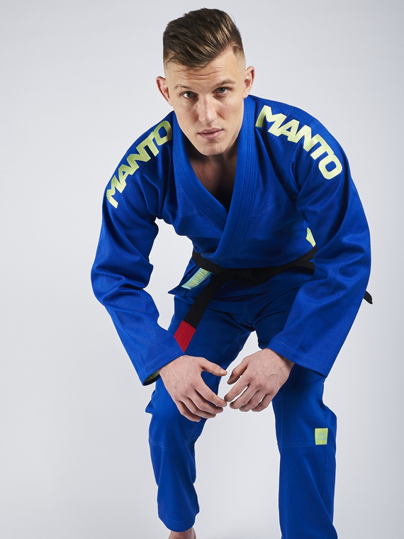 MANTO "X4"  BJJ Gi niebieskie