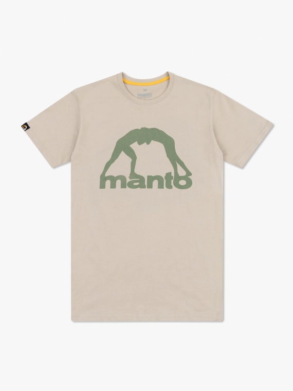 MANTO t-shirt VIBE 25 beżowo-khaki