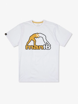 MANTO t-shirt LOGO biały