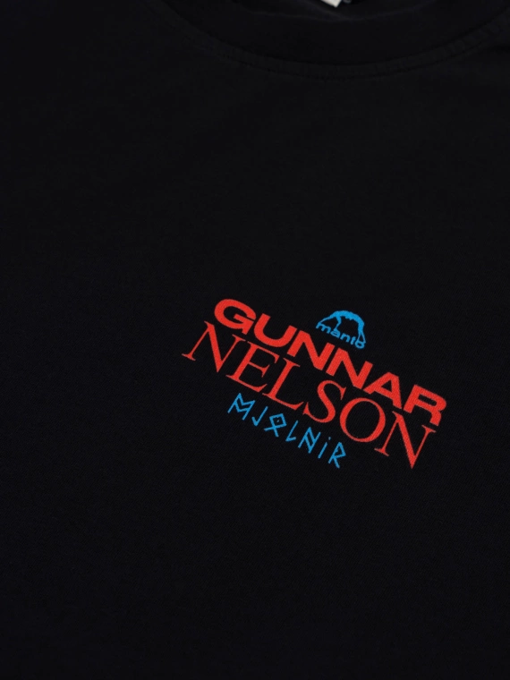 MANTO  t-shirt GUNNAR czarny