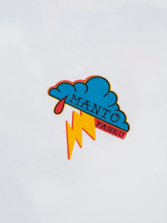 MANTO x Panku t-shirt EAGLE biały