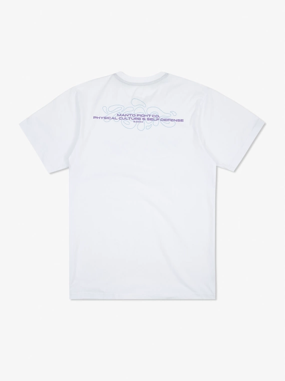 MANTO t-shirt LAVA  biały