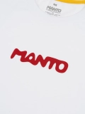 MANTO t-shirt TRACE biały