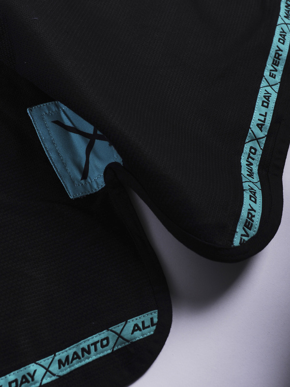 MANTO "X5" BJJ Gi czarno - turkusowe
