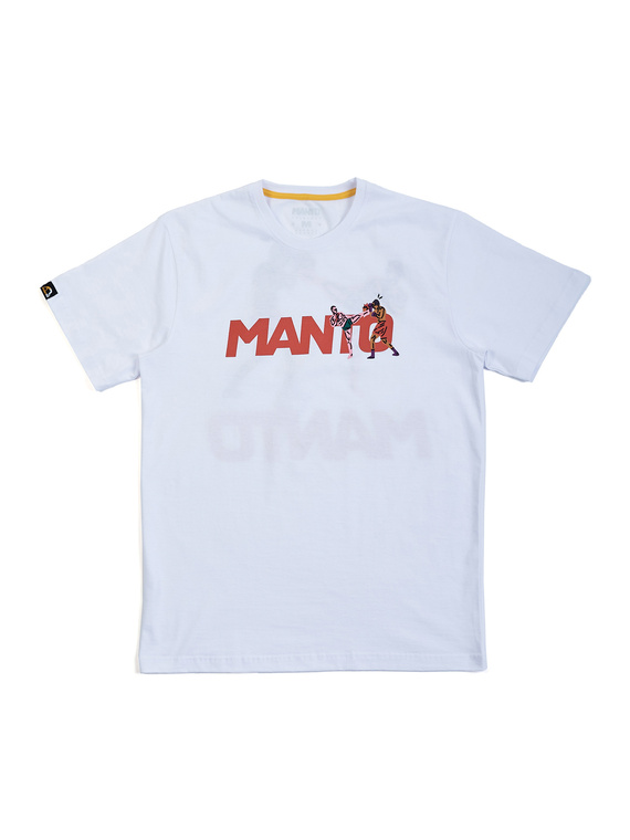 MANTO t-shirt STRIKE GYM 2.0 biały
