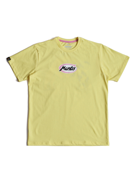 MANTO t-shirt DOGS żółty