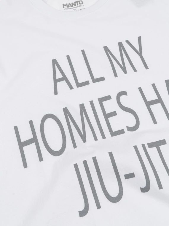MANTO t-shirt HOMIES biały