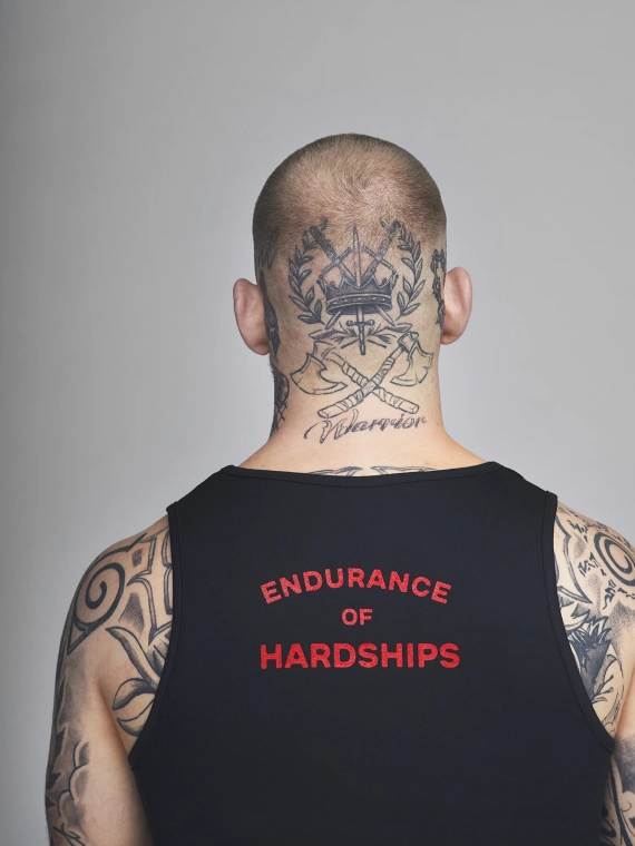 MANTO tank top ENDURANCE czarny