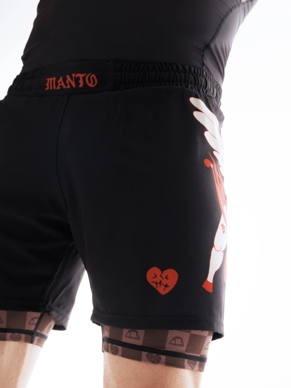 MANTO spodenki TUFF LUV czarne