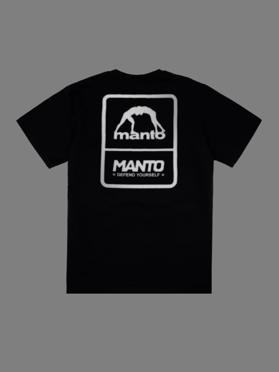 MANTO t-shirt PULSE czarny