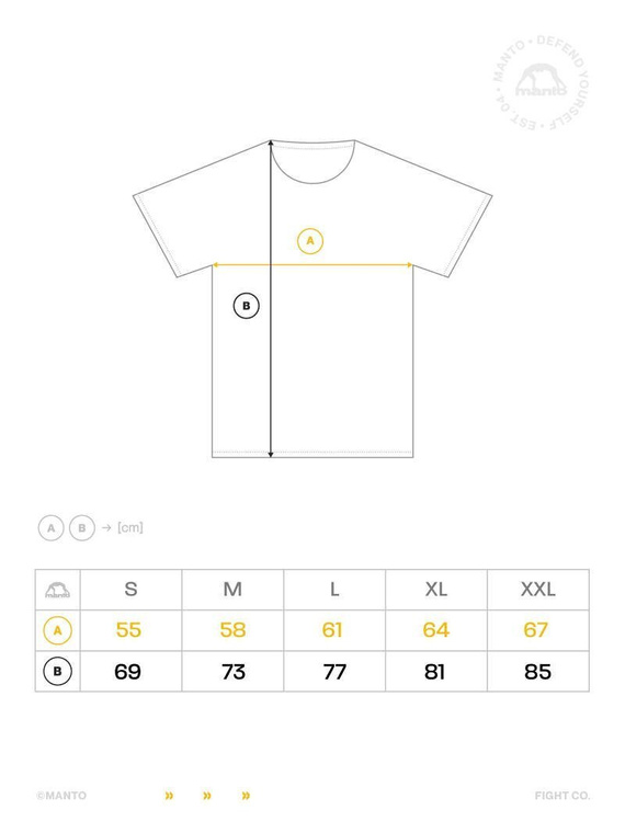 MANTO t-shirt RACING OVERSIZE biały