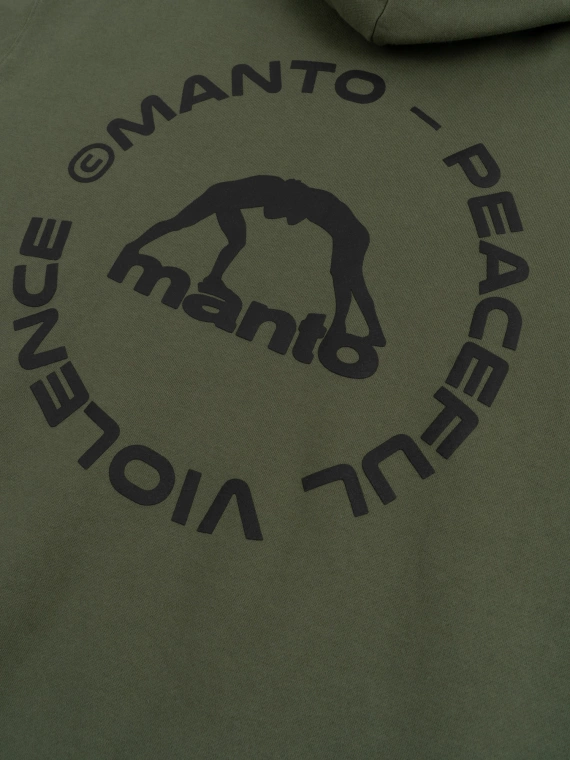 MANTO bluza z kapturem LABEL 25 OVERSIZE khaki