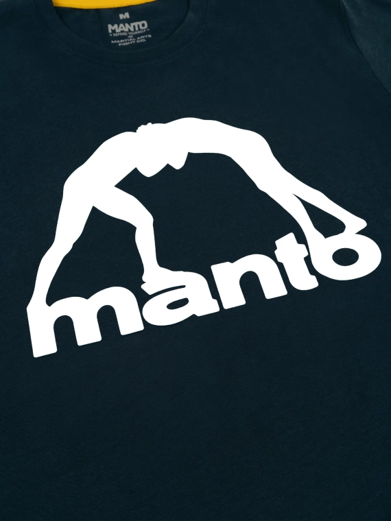 MANTO t-shirt VIBE 25 granatowo-biały