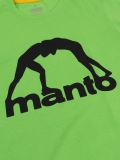 MANTO t-shirt VIBE 25 neon zieleń-czarny