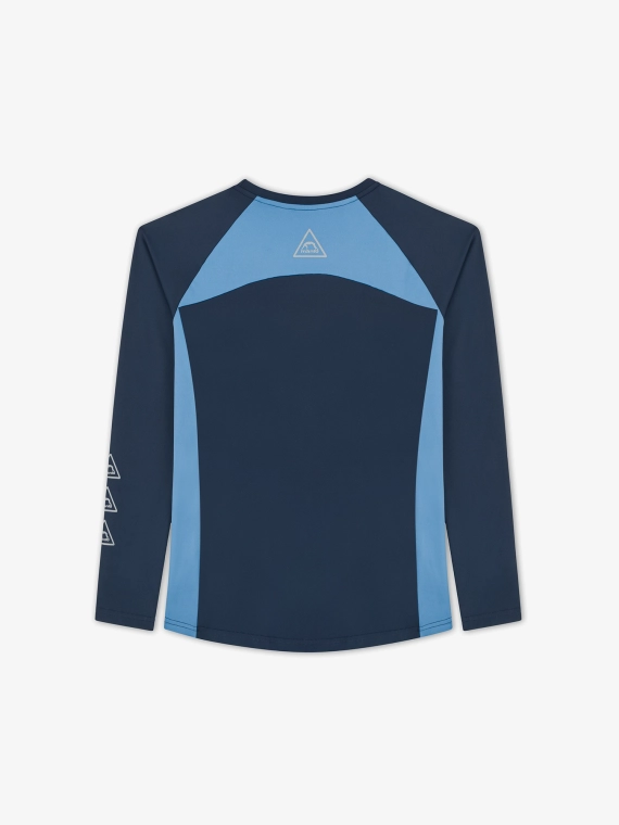 MANTO techniczny longsleeve LOGOTYPE granatowy