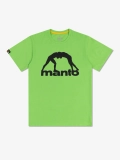 MANTO t-shirt VIBE 25 neon zieleń-czarny
