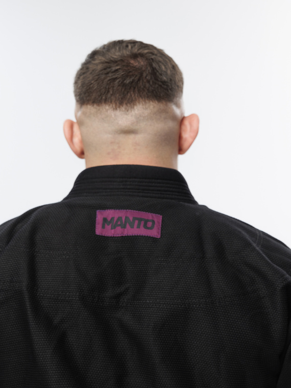MANTO "X5" BJJ Gi czarno - purpurowe