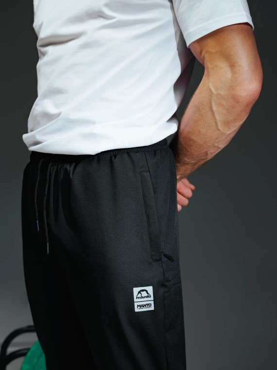 MANTO spodnie joggery PULSE czarne