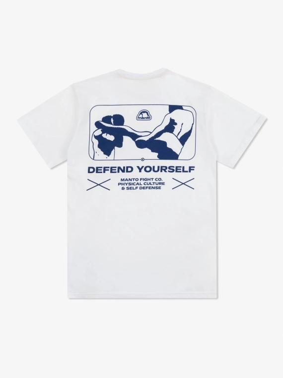 MANTO t-shirt KICKER biały