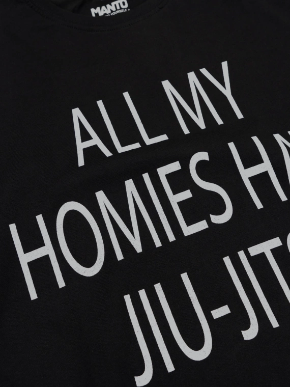 MANTO t-shirt HOMIES czarny