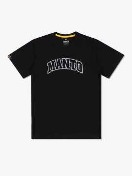 MANTO t-shirt VARSITY 25 czarny onyks