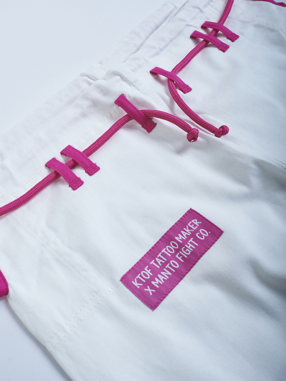 MANTO x KTOF "BALACLAVA" BJJ Gi białe