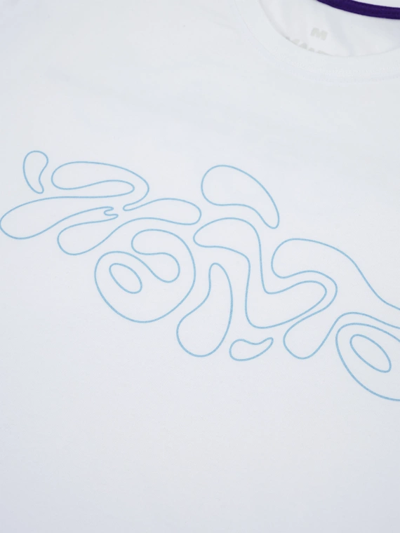 MANTO t-shirt LAVA  biały